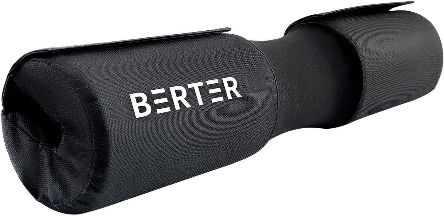 GET THE GAINS Barbell Pad for Hip Thrust and Squats Lunges - Foam Sponge Squat Bar Pad - Neck & Shoulder Protection