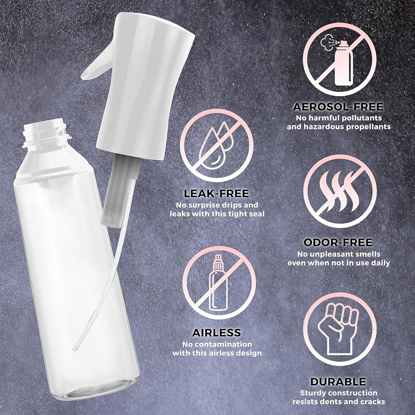 THE REFRESH Water Mister Spray Bottle - Ultra Fine for Hair 