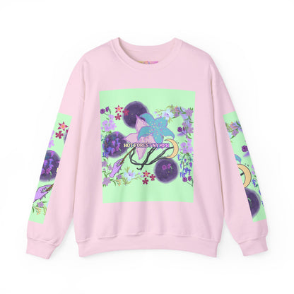 Floral & Mystical BADDIE Graphic Sweatshirt – Pastel Nature Lover - Inspired Crewneck