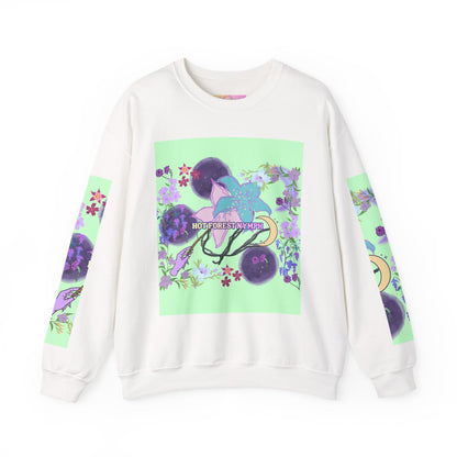 Floral & Mystical BADDIE Graphic Sweatshirt – Pastel Nature Lover - Inspired Crewneck