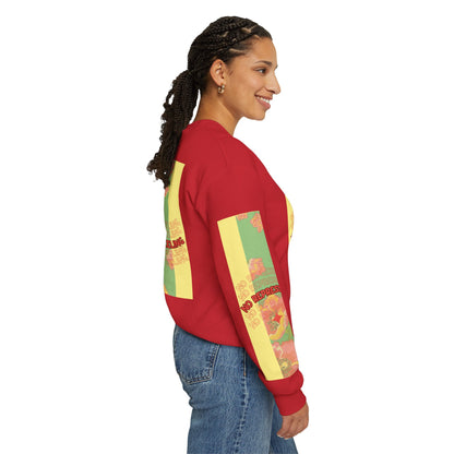 Floral 'No Repressing, Just Feeling' Crewneck Sweatshirt