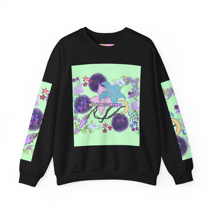 Floral & Mystical BADDIE Graphic Sweatshirt – Pastel Nature Lover - Inspired Crewneck