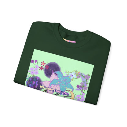 Floral & Mystical BADDIE Graphic Sweatshirt – Pastel Nature Lover - Inspired Crewneck