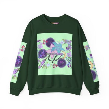 Floral & Mystical BADDIE Graphic Sweatshirt – Pastel Nature Lover - Inspired Crewneck