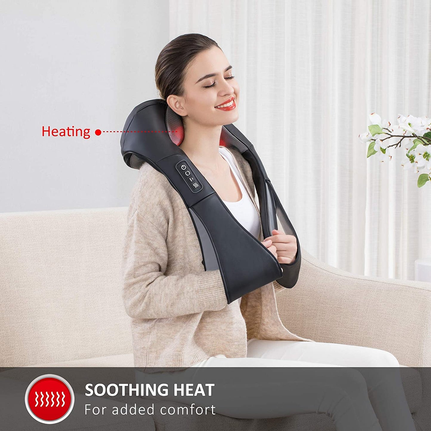 Shiatsu Neck & Back Massager With Heat