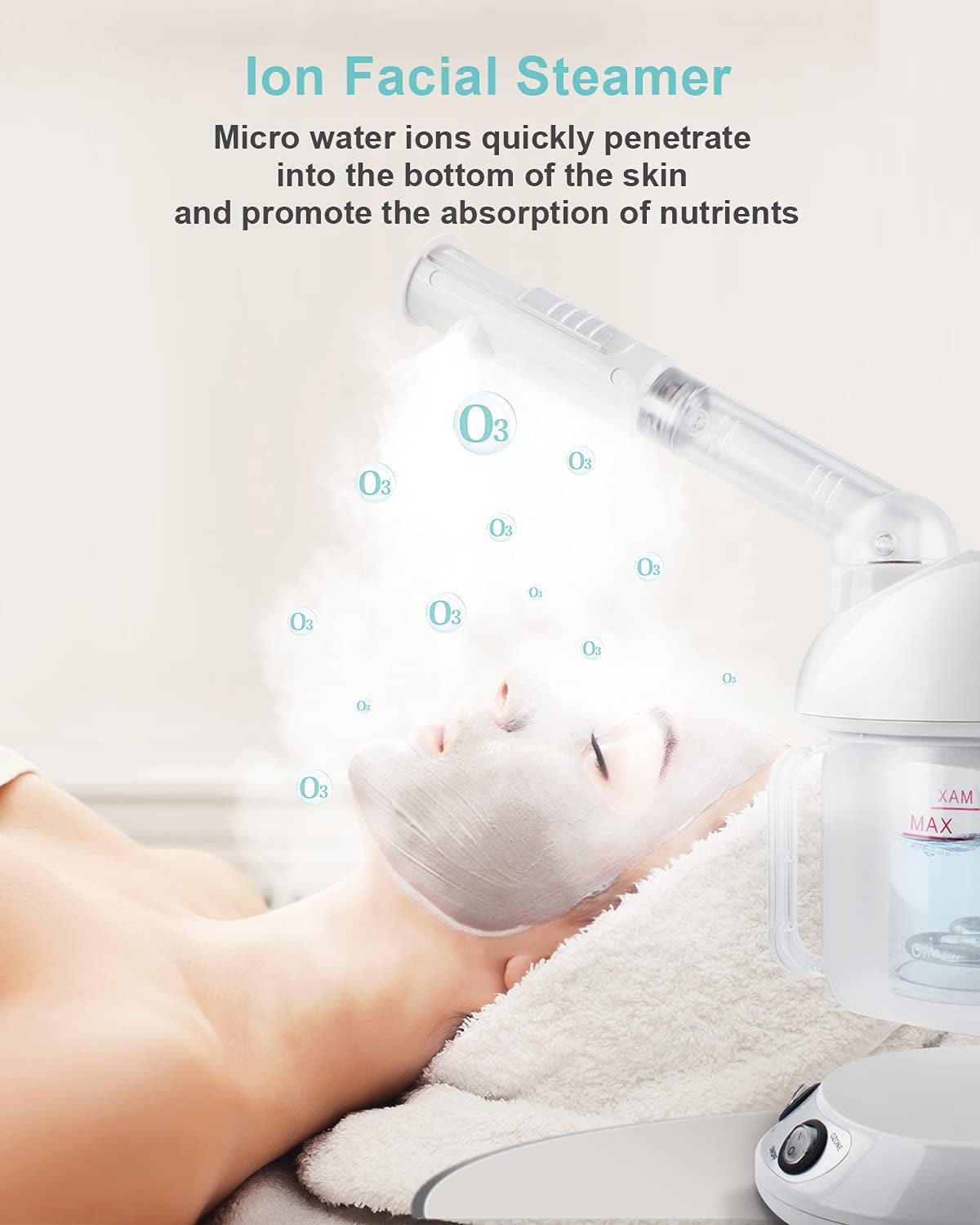 SELF CARE PRO Facial Cleansing Brush & Hair / Face Steamer Bundle