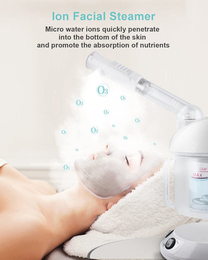 SELF CARE PRO Facial Cleansing Brush & Hair / Face Steamer Bundle