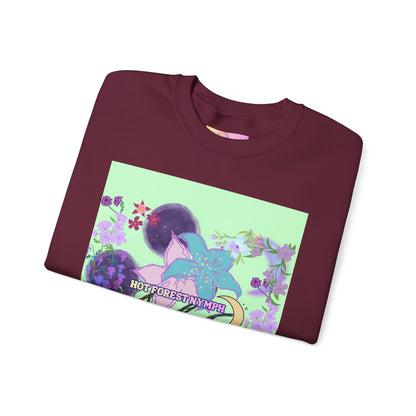 Floral & Mystical BADDIE Graphic Sweatshirt – Pastel Nature Lover - Inspired Crewneck