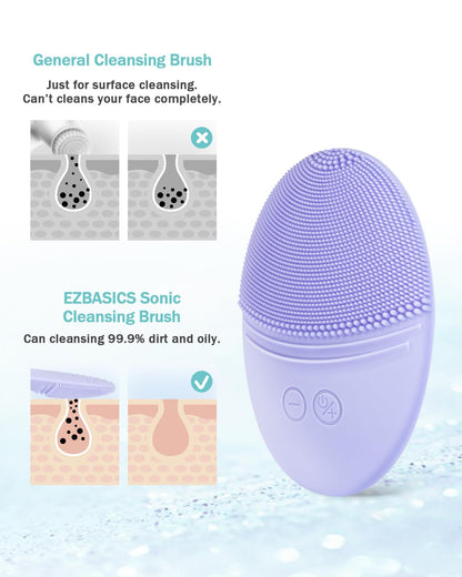 SELF CARE PRO Facial Cleansing Brush & Hair / Face Steamer Bundle