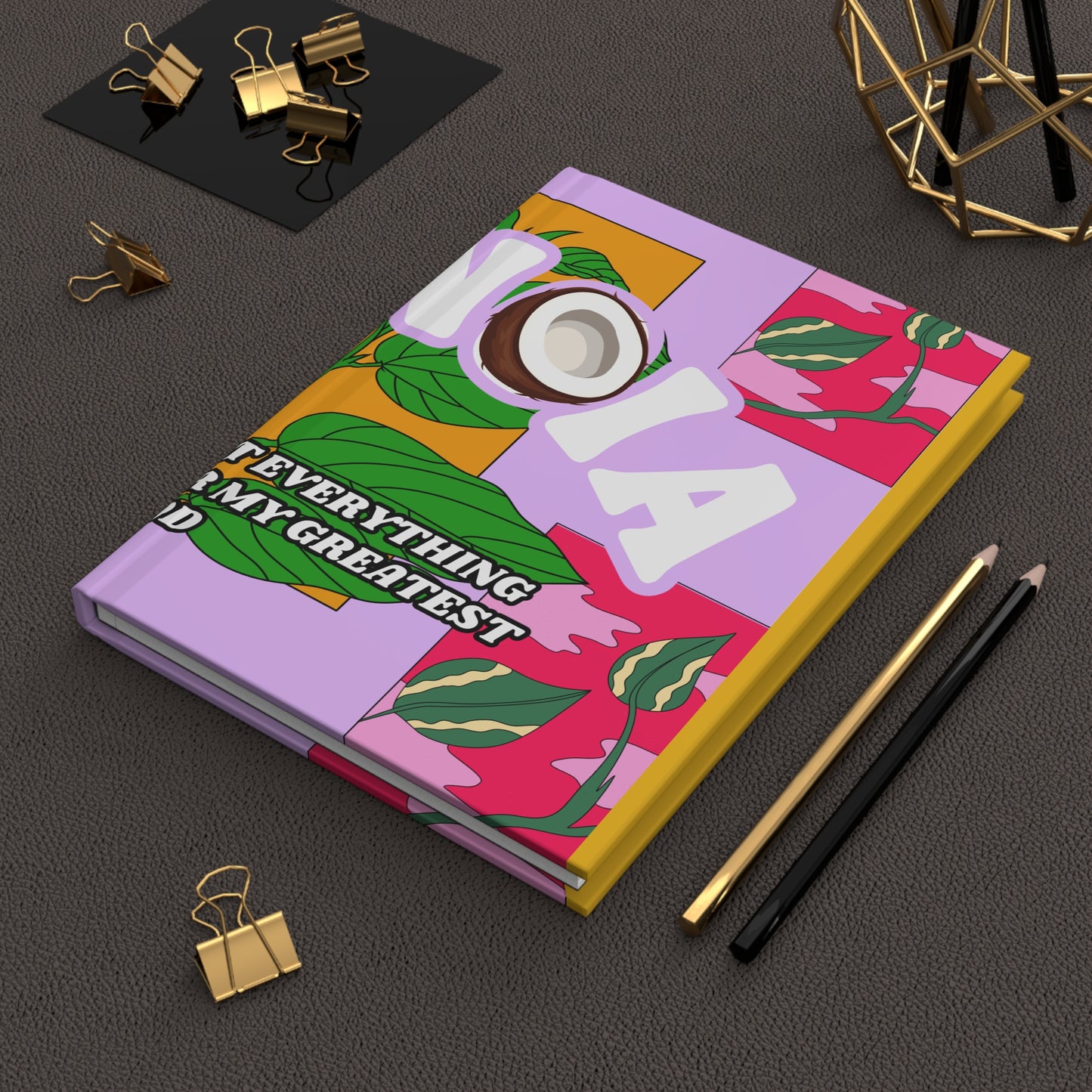 PRONOIA POSITIVE SELF AFFIRMATION Hardcover Journal Matte