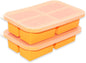 MEAL PREP PRO ~ 1-Cup Silicone Freezer Trays with Lid | 2 Pack | Easy-Release Silicone Freezer Containers - Makes 8 Perfect 1 Cup Portions