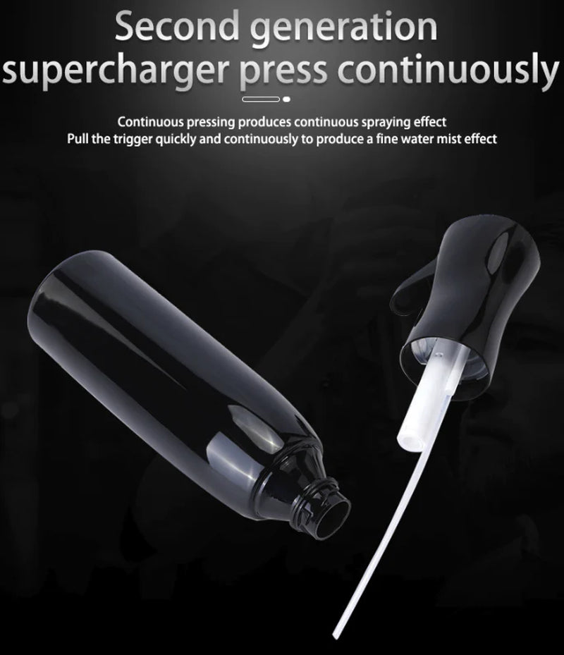 EASE INTO YOUR WASH N GO Continuous Mist Hair Spray Bottle