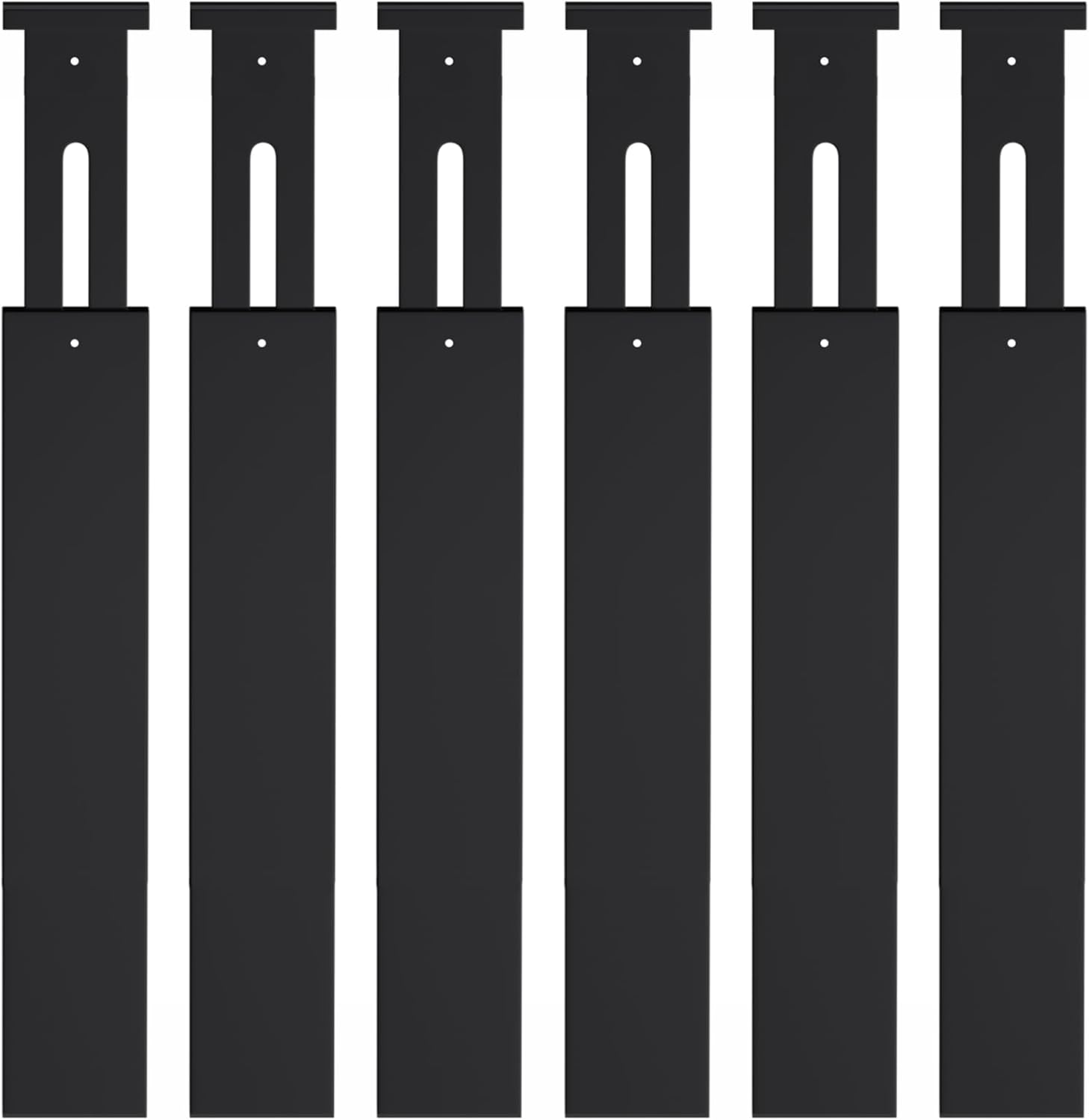 SORT IT OUT Bamboo Drawer Divider Organizers, Kitchen Drawer Organizer, Adjustable Drawer Divider for Clothes, Kitchen, Dresser, Bedroom, Bathroom and Office, 4-Pack (Black, 12-17 IN)