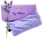 STREAM OF CONSCIOUSNESS Lavender Aromatherapy Weighted Eye Pillow - Ideal for Sleeping, Yoga, and Meditation - Includes Extra Cover