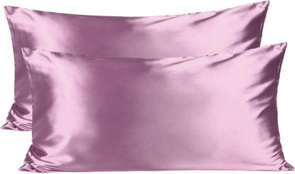 BUTTERY SATIN PILLOWCASE for Hair and Skin with Zipper