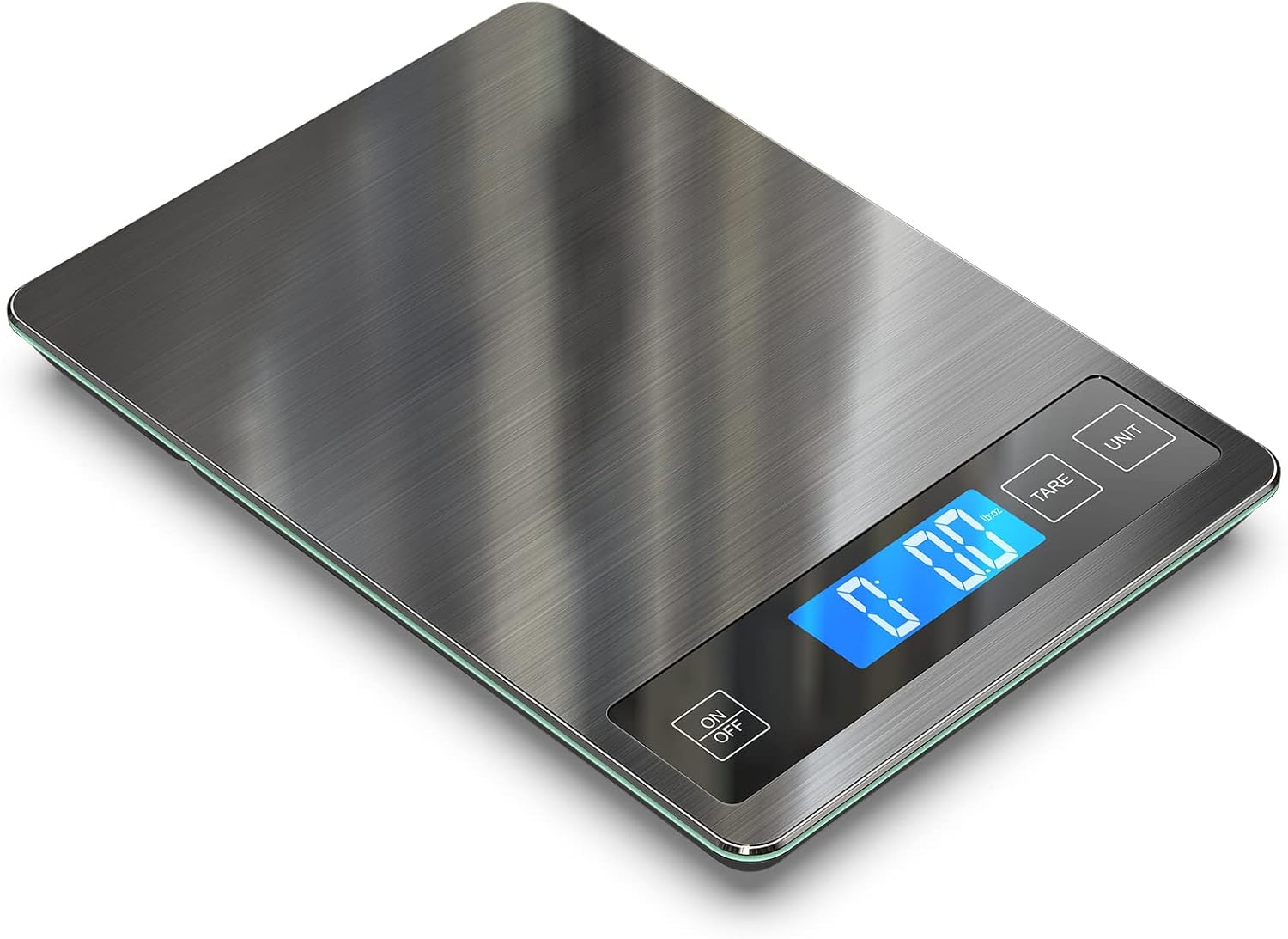 TRACKER QUEEN Food Scale - 22Lb Digital Kitchen Scale Weight Grams and Oz for Cooking Baking - 1G/0.1Oz Precise Graduation, Stainless Steel and Tempered Glass