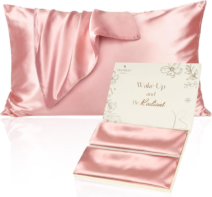 BUTTERY SATIN PILLOWCASE for Hair and Skin with Zipper