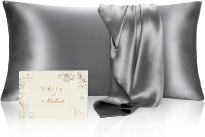 BUTTERY SATIN PILLOWCASE for Hair and Skin with Zipper