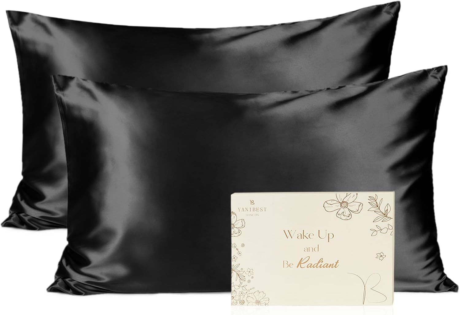 BUTTERY SATIN PILLOWCASE for Hair and Skin with Zipper