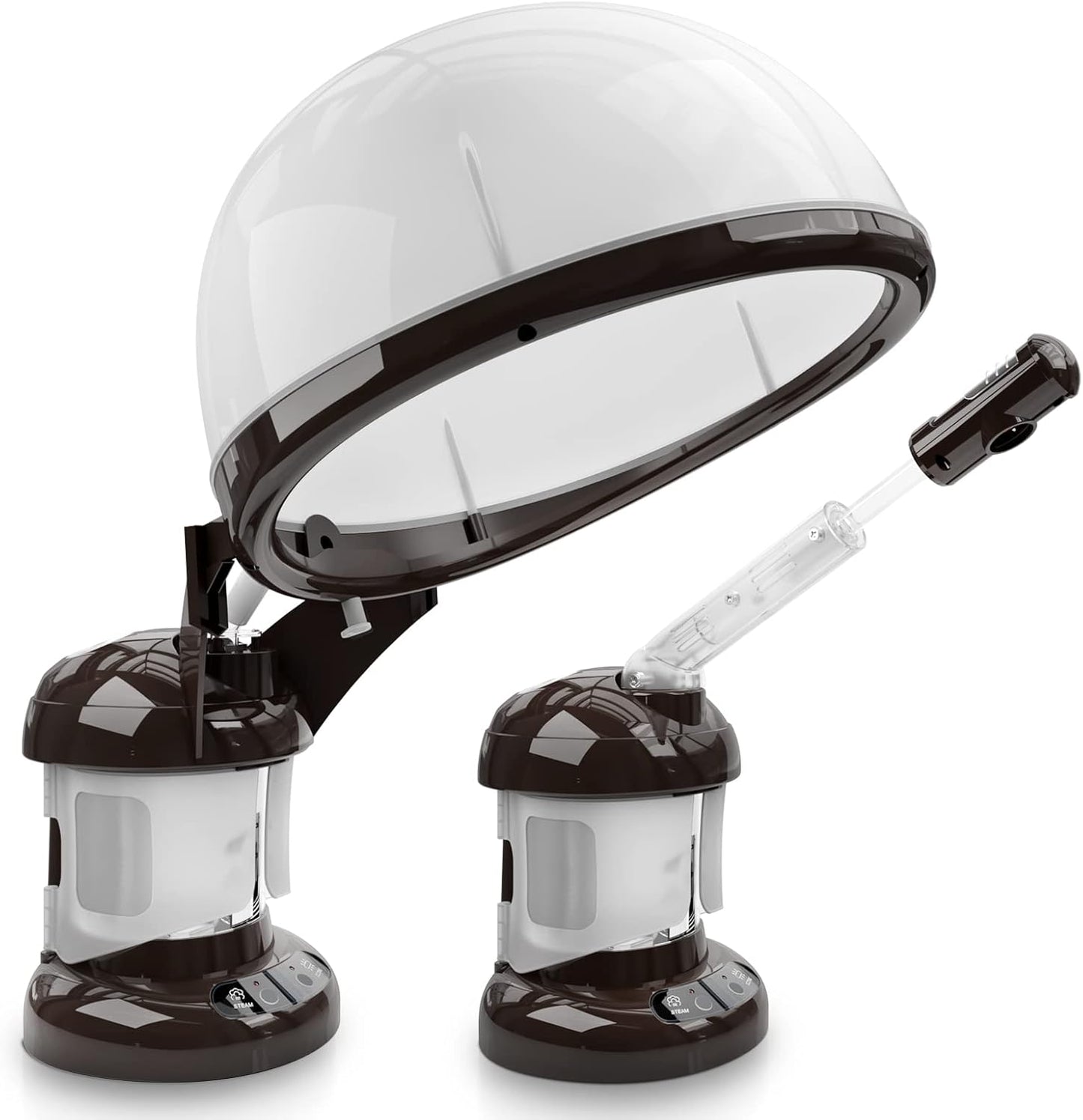 SELF CARE PRO Hair Steamer  2 in 1 Ozone Facial Steamer | Design for Personal Care Use at Home or Salon 