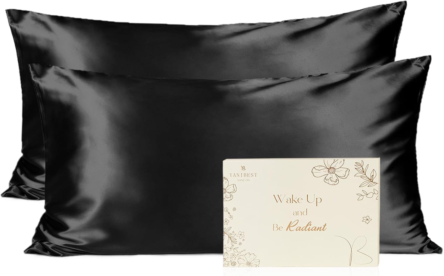 BUTTERY SATIN PILLOWCASE for Hair and Skin with Zipper