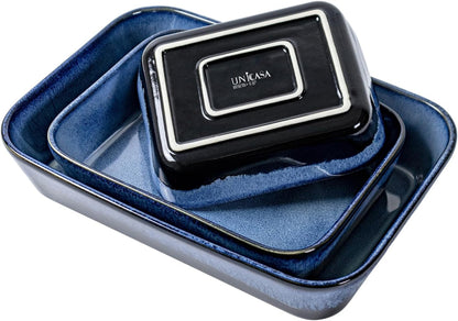 BUILD THE WHOLE CAKE Baking Dishes for Oven | Ceramic Casserole Dish Bakeware Set 9X13 