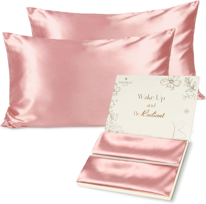 BUTTERY SATIN PILLOWCASE for Hair and Skin with Zipper