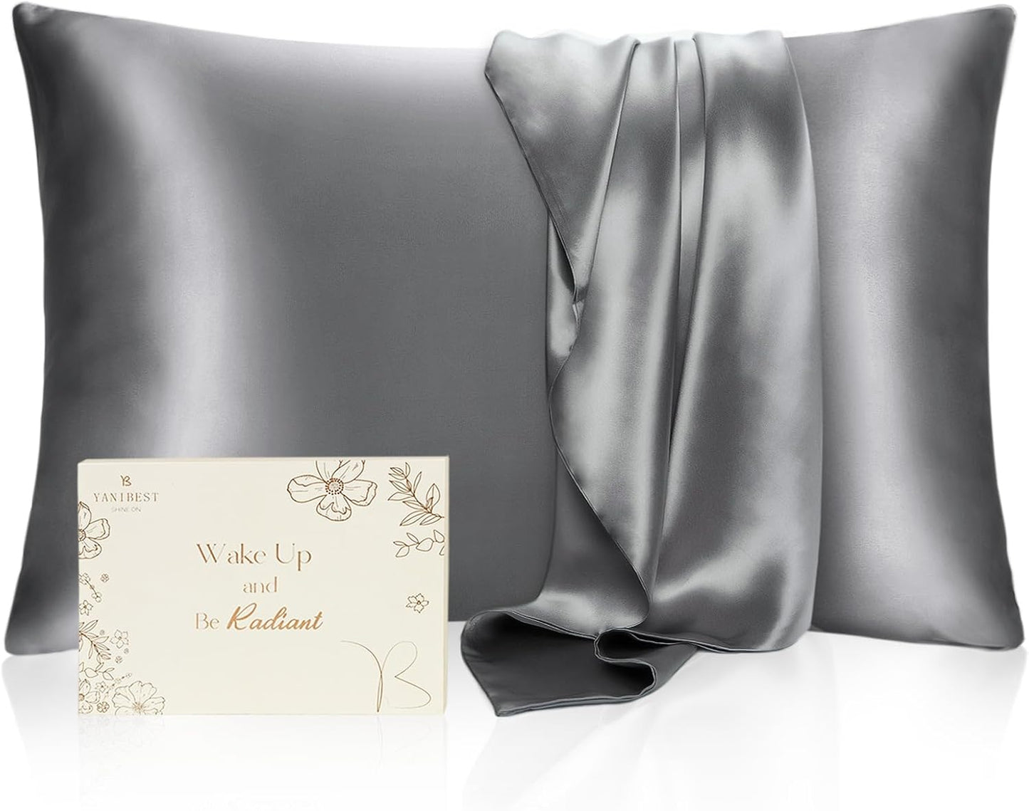 BUTTERY SATIN PILLOWCASE for Hair and Skin with Zipper