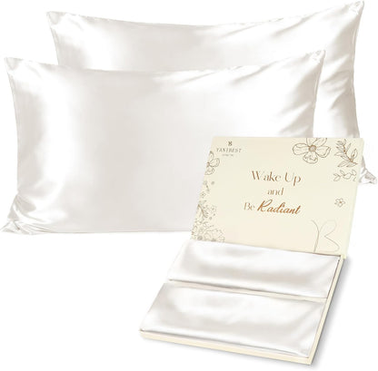 BUTTERY SATIN PILLOWCASE for Hair and Skin with Zipper