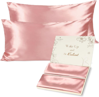 BUTTERY SATIN PILLOWCASE for Hair and Skin with Zipper