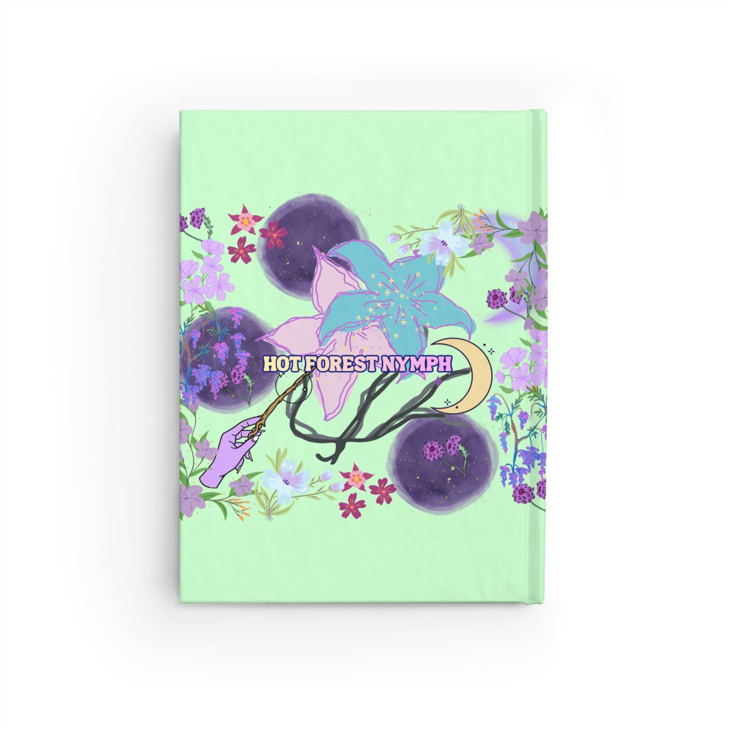 HOT Forest Nymph Artistry Journal — Floral Mint Hardcover Notebook