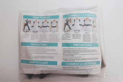 SELF CARE BASICS Posture Corrector | Adjustable Back Brace for Upper Back & Shoulder Support | Pain Relief & Better Posture