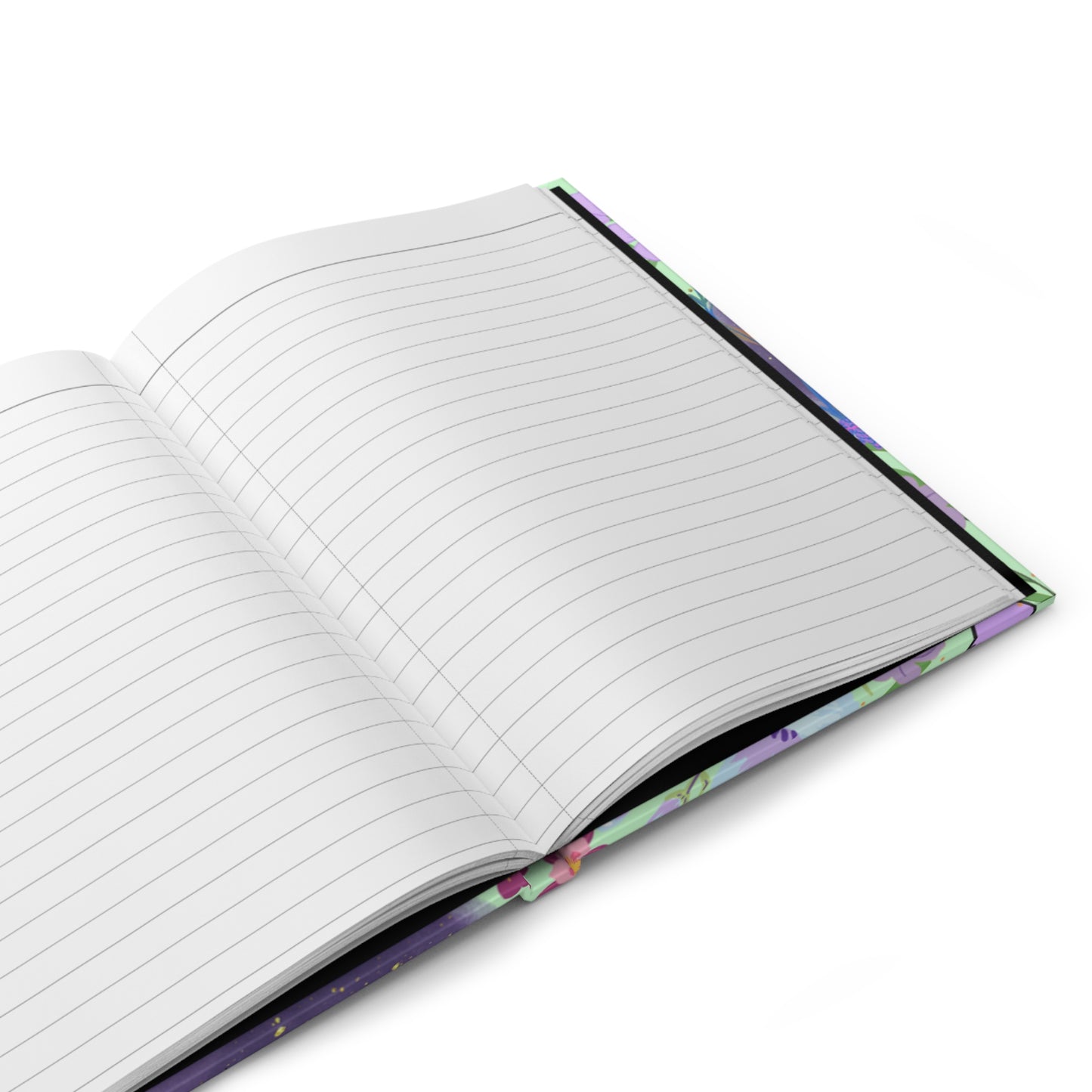 Floral Moon Journal — "Hot Nymph" Hardcover Matte Notebook