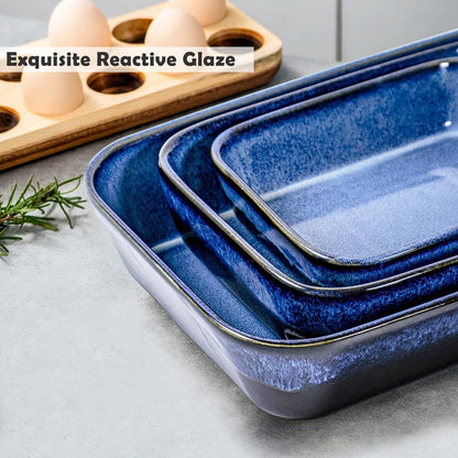 BUILD THE WHOLE CAKE Baking Dishes for Oven | Ceramic Casserole Dish Bakeware Set 9X13 
