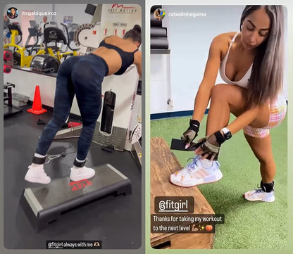 LOCKED IN Ankle Strap for Cable Exercise Machines | Work Out Cuff Attachment for Home & Gym, Glute Workouts | Kickbacks, Leg Extensions, Hip Abductors for Exercise Machine Attachments