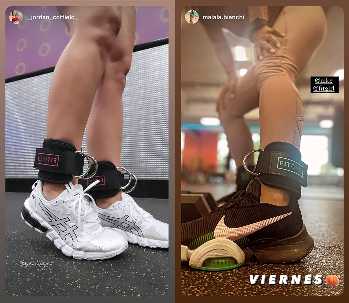 LOCKED IN Ankle Strap for Cable Exercise Machines | Work Out Cuff Attachment for Home & Gym, Glute Workouts | Kickbacks, Leg Extensions, Hip Abductors for Exercise Machine Attachments