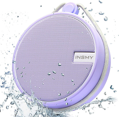 HABIT STACK 101 Waterproof Shower Bluetooth Speaker | Portable Small Bluetooth Wireless Loud Clear Sound Support TF Card | Suction Cup for Outdoor Kayak Canoe Beach Gift 