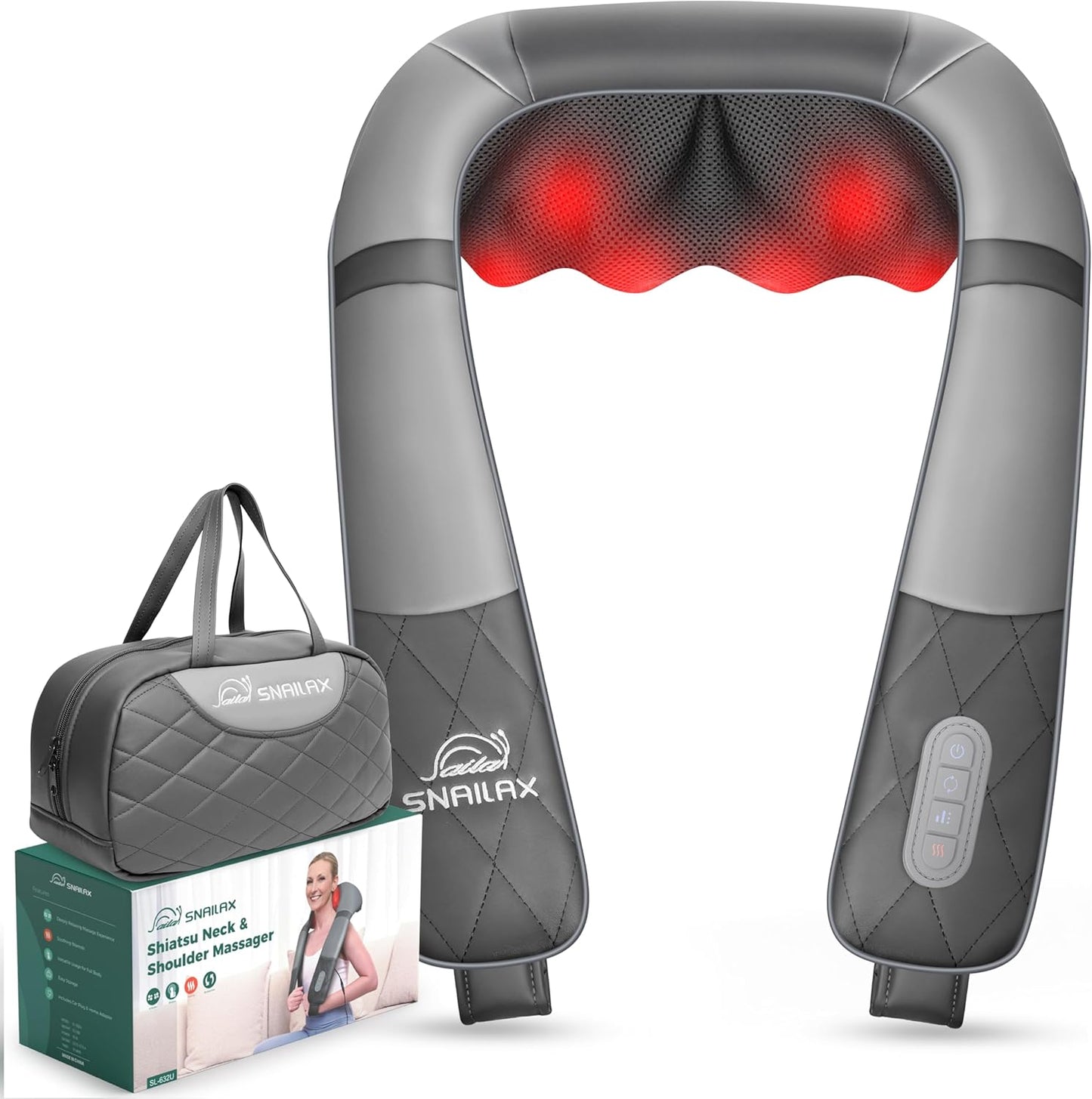 Shiatsu Neck & Back Massager With Heat