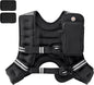 TRAIN LIKE YOU MEAN IT Weight Vest with Reflective Stripe for Strength Training, Running, Walking, Jogging