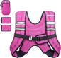 TRAIN LIKE YOU MEAN IT Weight Vest with Reflective Stripe for Strength Training, Running, Walking, Jogging