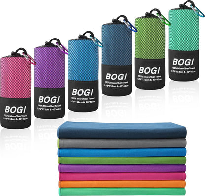HAIR CARE 101 Microfiber Hair, Travel, Sports Towel | Quick Dry, Soft Lightweight, Absorbent, Compact Towel |  Camping Gym Beach Bath Yoga Swimming Backpacking | M:40''X20''