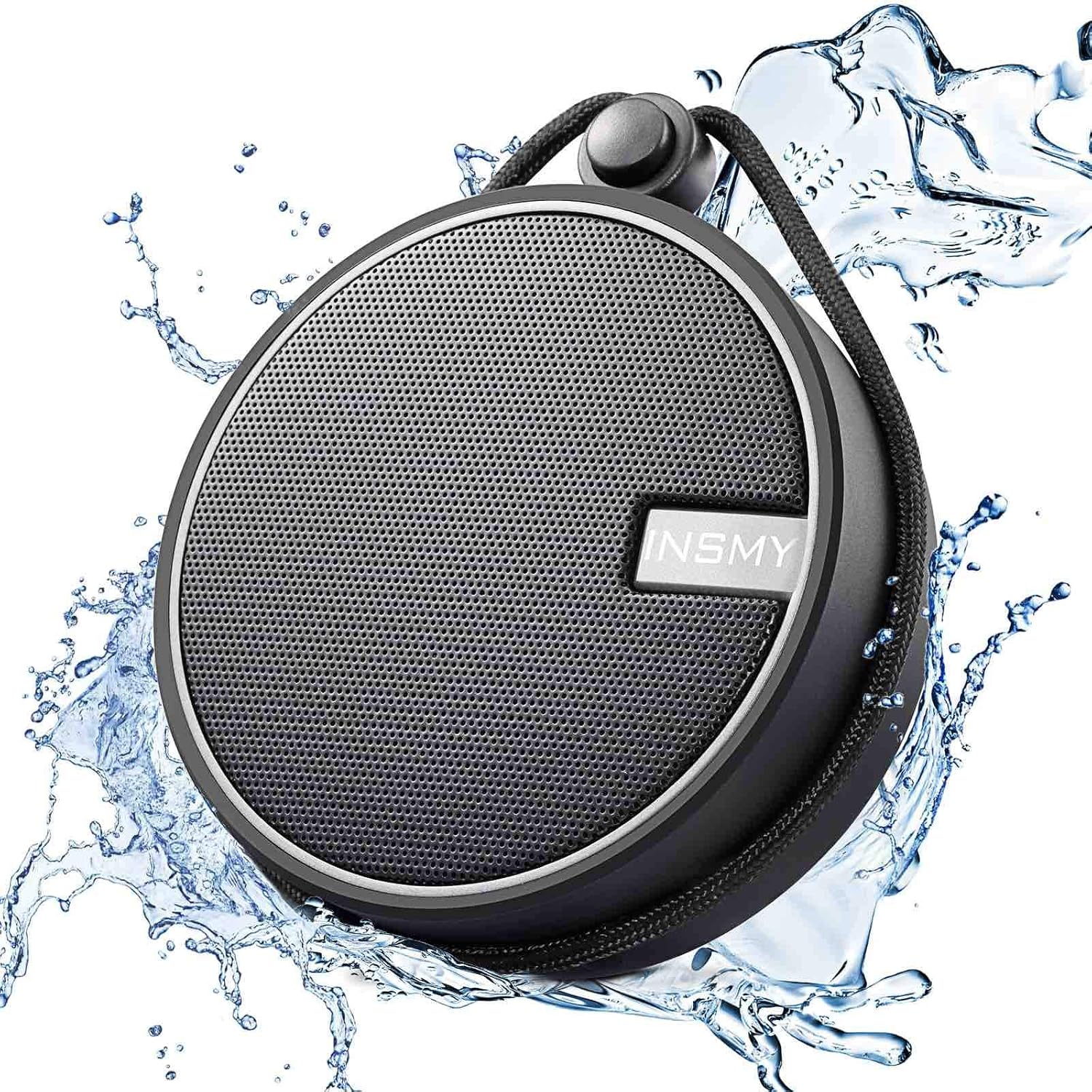 HABIT STACK 101 Waterproof Shower Bluetooth Speaker | Portable Small Bluetooth Wireless Loud Clear Sound Support TF Card | Suction Cup for Outdoor Kayak Canoe Beach Gift 