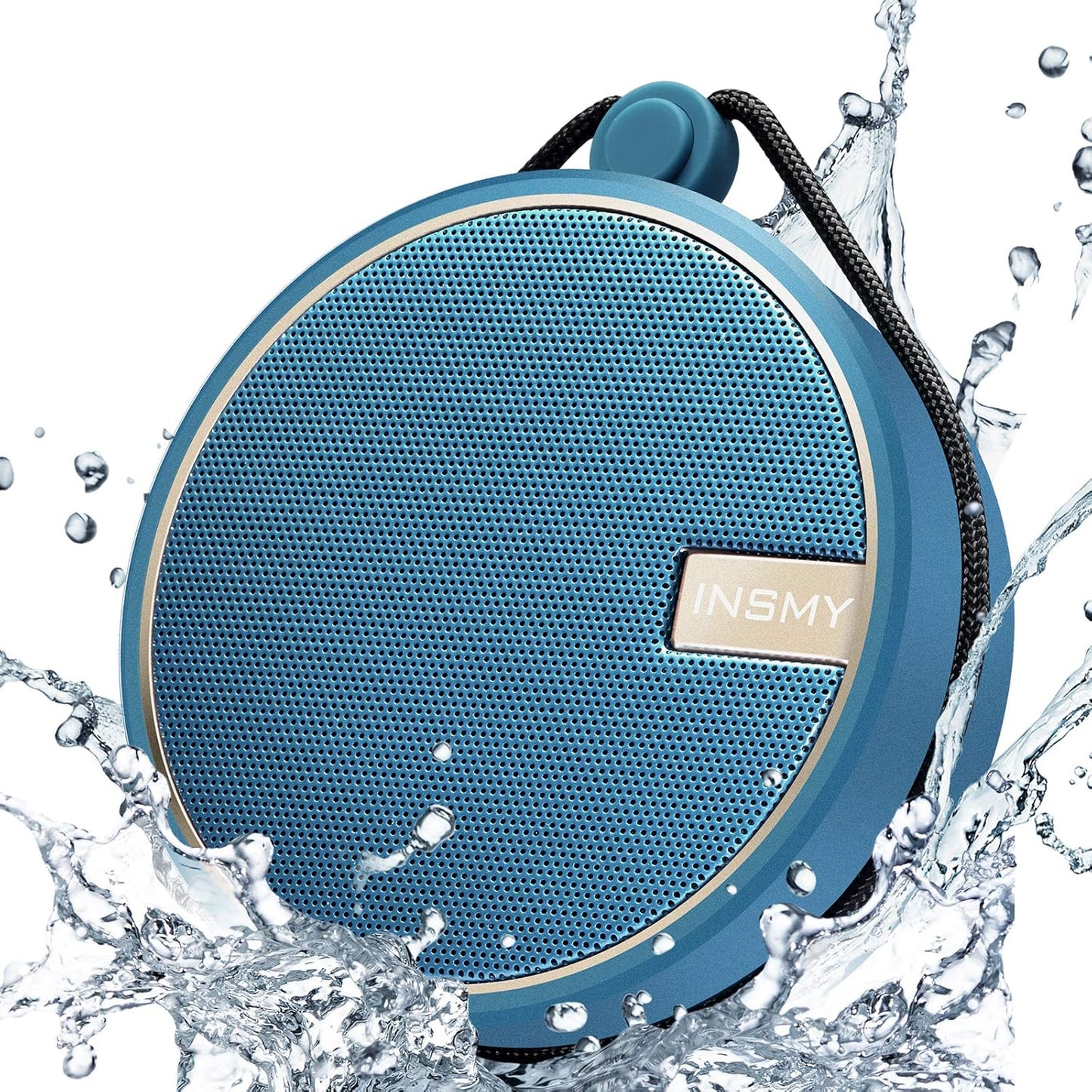 HABIT STACK 101 Waterproof Shower Bluetooth Speaker | Portable Small Bluetooth Wireless Loud Clear Sound Support TF Card | Suction Cup for Outdoor Kayak Canoe Beach Gift 