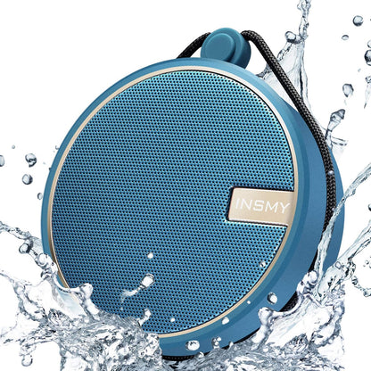 HABIT STACK 101 Waterproof Shower Bluetooth Speaker | Portable Small Bluetooth Wireless Loud Clear Sound Support TF Card | Suction Cup for Outdoor Kayak Canoe Beach Gift 