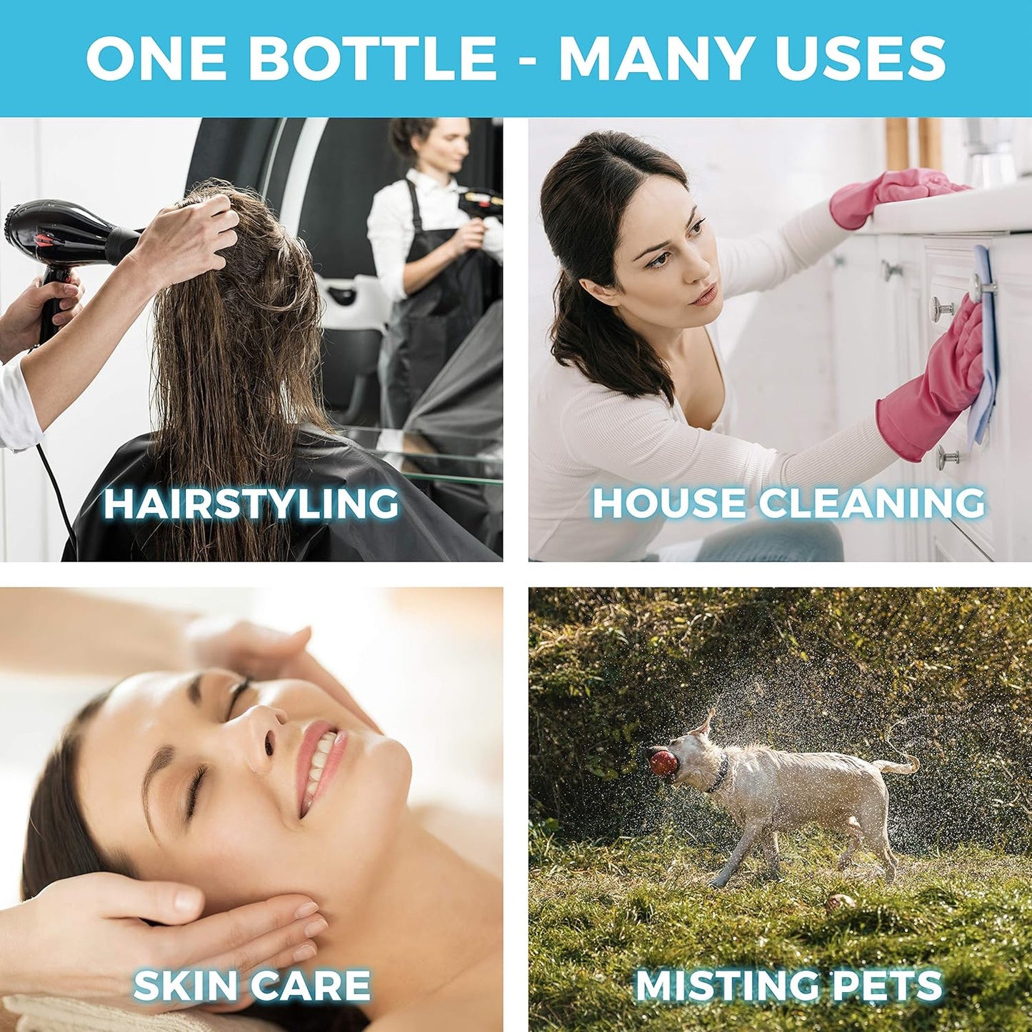THE REFRESH Water Mister Spray Bottle - Ultra Fine for Hair 
