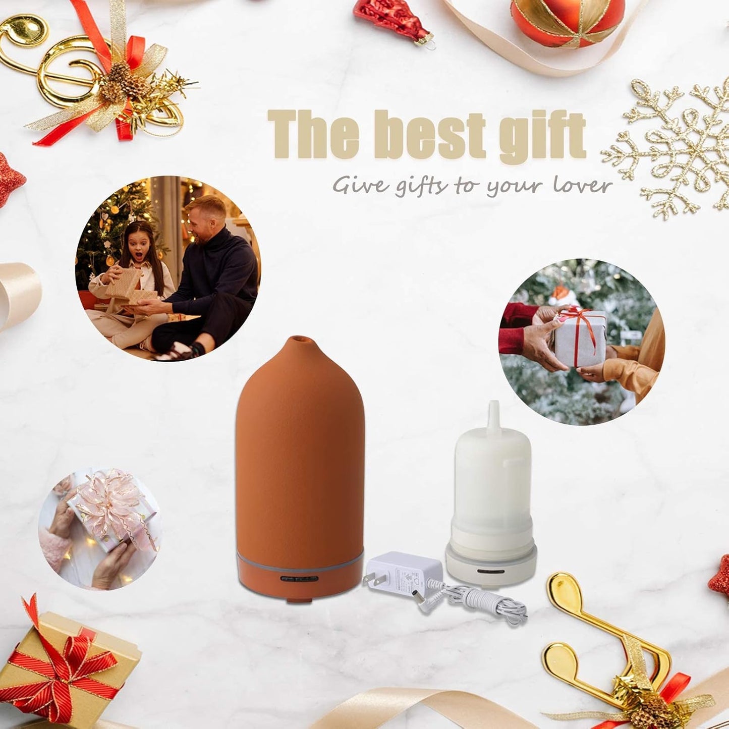 HABIT STACKING 101 Essential Oil Diffuser |120Ml Aromatherapy Ceramic Diffusers with Auto Shut off Function