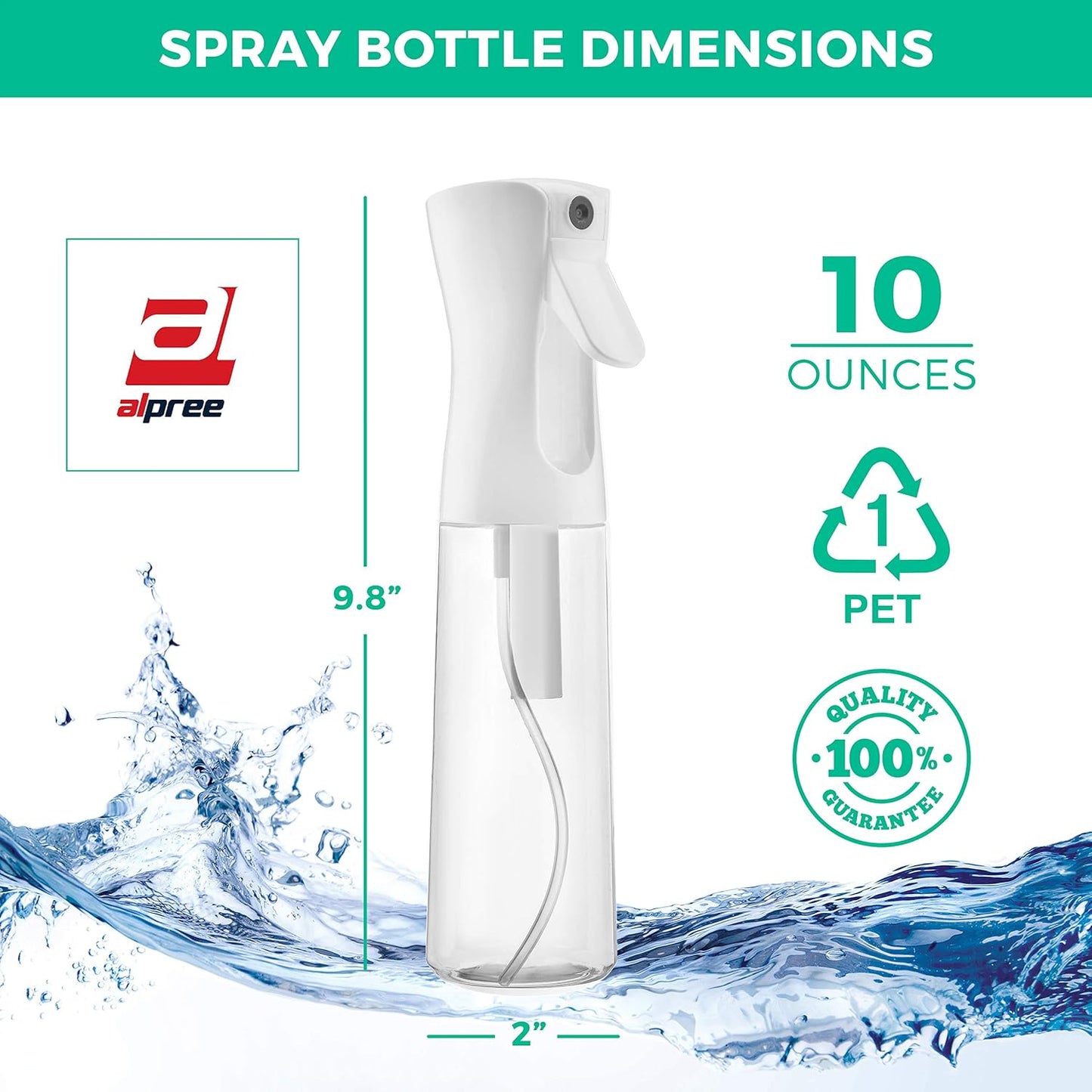 THE REFRESH Water Mister Spray Bottle - Ultra Fine for Hair 