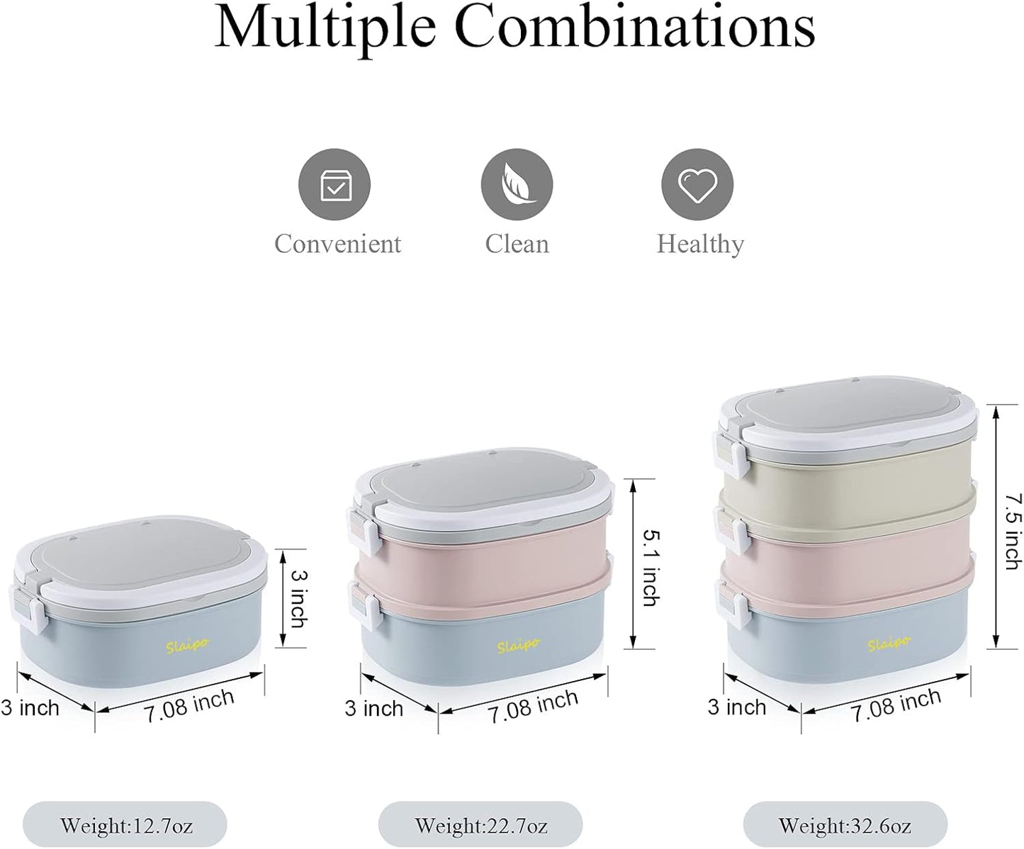 MEAL PREP PRO Bento Box Adult Lunch Box, Lunch Box for Men Women with Insulated Lunch Bag, Stainless Steel Salad Lunch Containers, Stackable Leakproof Lunch Kit