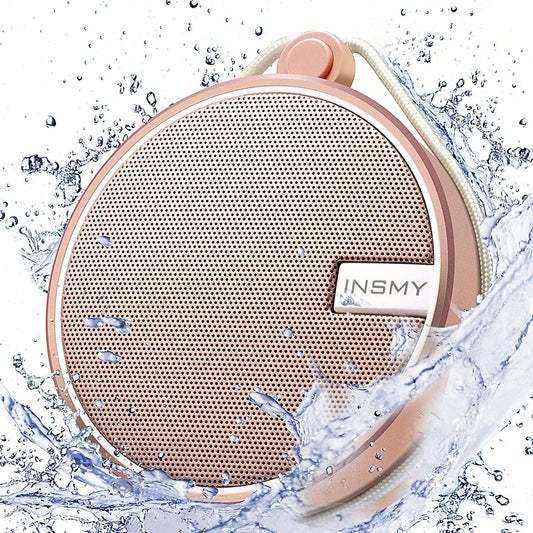 HABIT STACK 101 Waterproof Shower Bluetooth Speaker | Portable Small Bluetooth Wireless Loud Clear Sound Support TF Card | Suction Cup for Outdoor Kayak Canoe Beach Gift 
