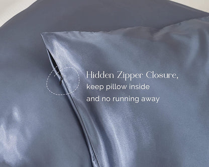 BUTTERY SATIN PILLOWCASE for Hair and Skin with Zipper